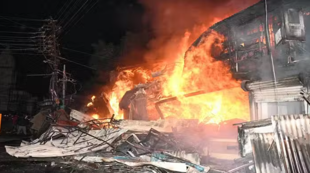 Haldwani Market Fire